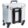 Чемодан для парикмахерских инструментов DEWAL, полимерный материал, серебристый,38x22x44 см HP006